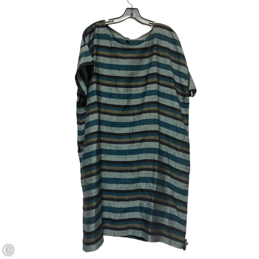 Dress Casual Short By Eileen Fisher In Striped Pattern, Size: L