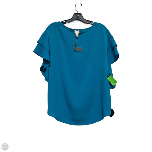 Top Sleeveless By Chicos In Blue, Size: M