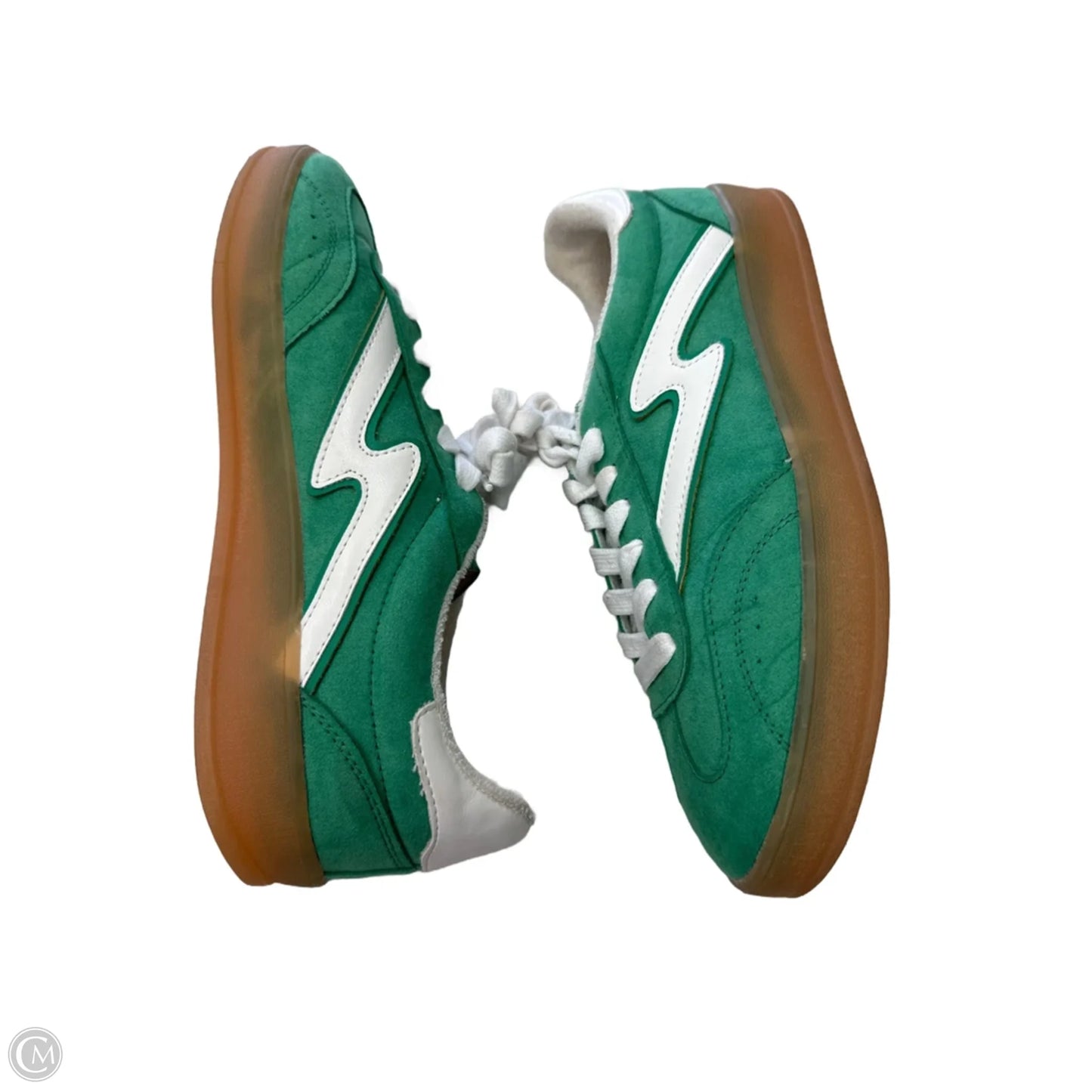 Shoes Sneakers By Madden Girl In Green, Size: 7