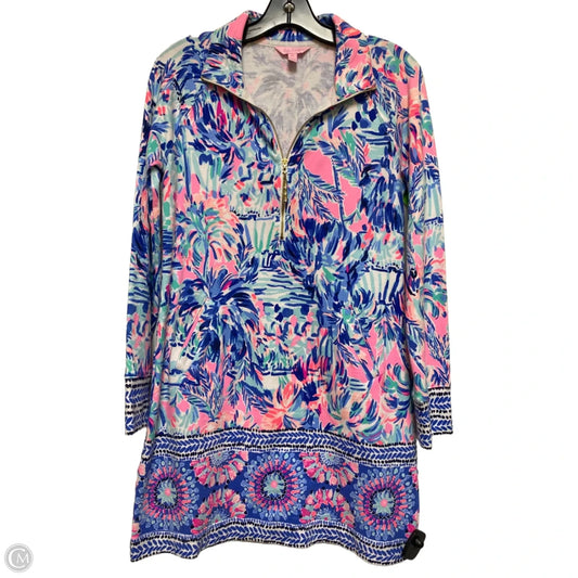 Dress Designer By Lilly Pulitzer In Blue & Pink, Size: Xs