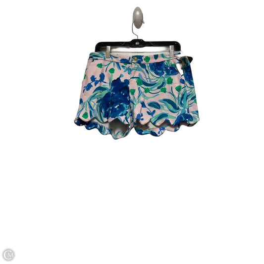 Shorts Designer By Lilly Pulitzer In Blue & Green, Size: 4