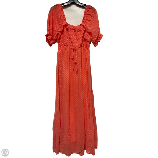 Dress Casual Midi By Indigo Rose In Orange, Size: L