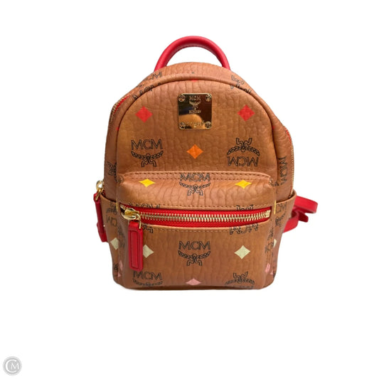 Backpack Luxury Designer By Mcm, Size: Small