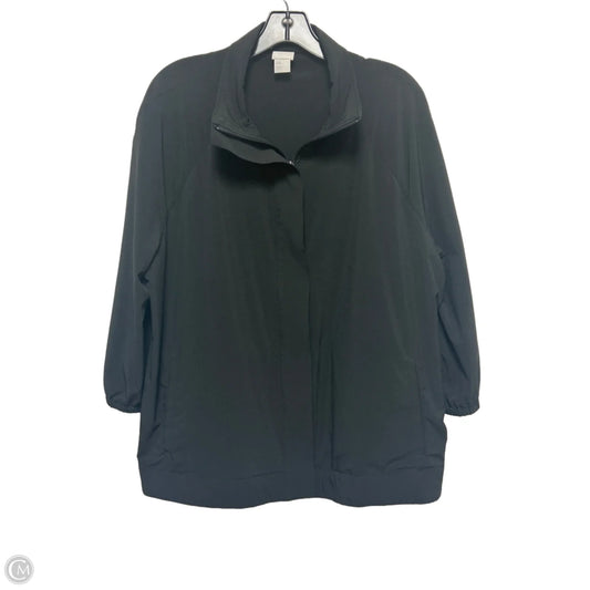Athletic Jacket By Zenergy By Chicos In Black, Size: Xl