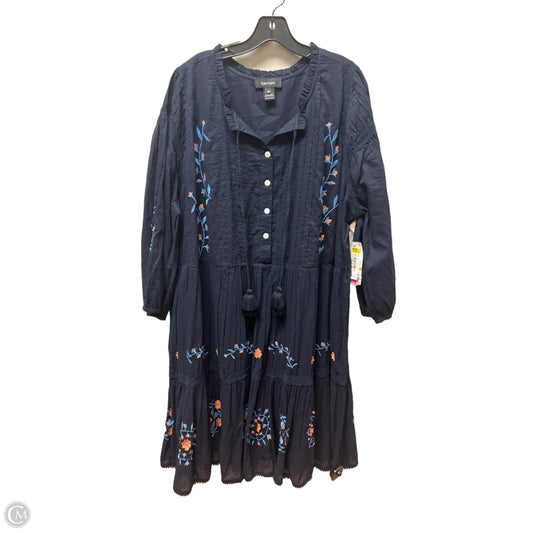 Dress Casual Short By Karen Kane In Navy, Size: 3x