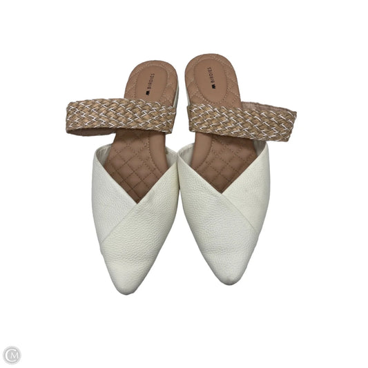 Shoes Flats By Birdies In Cream & Tan, Size: 10