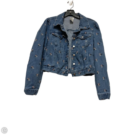 Jacket Denim By Disney Store In Blue Denim, Size: M