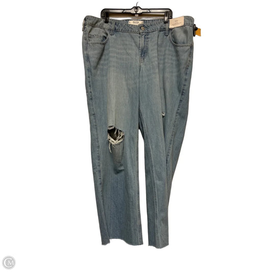 Jeans Wide Leg By Hollister In Blue Denim, Size: 18