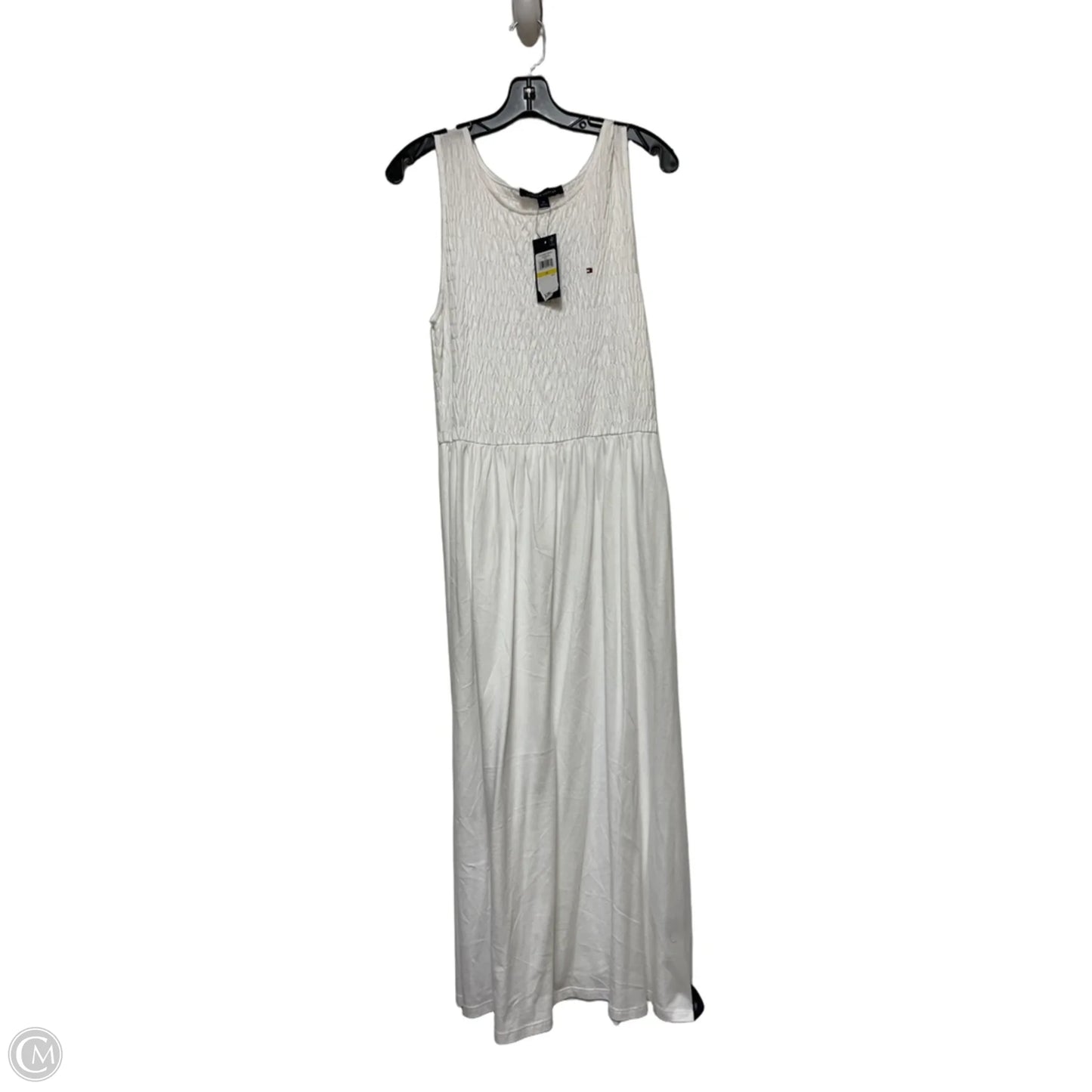 Dress Casual Midi By Tommy Hilfiger In White, Size: M