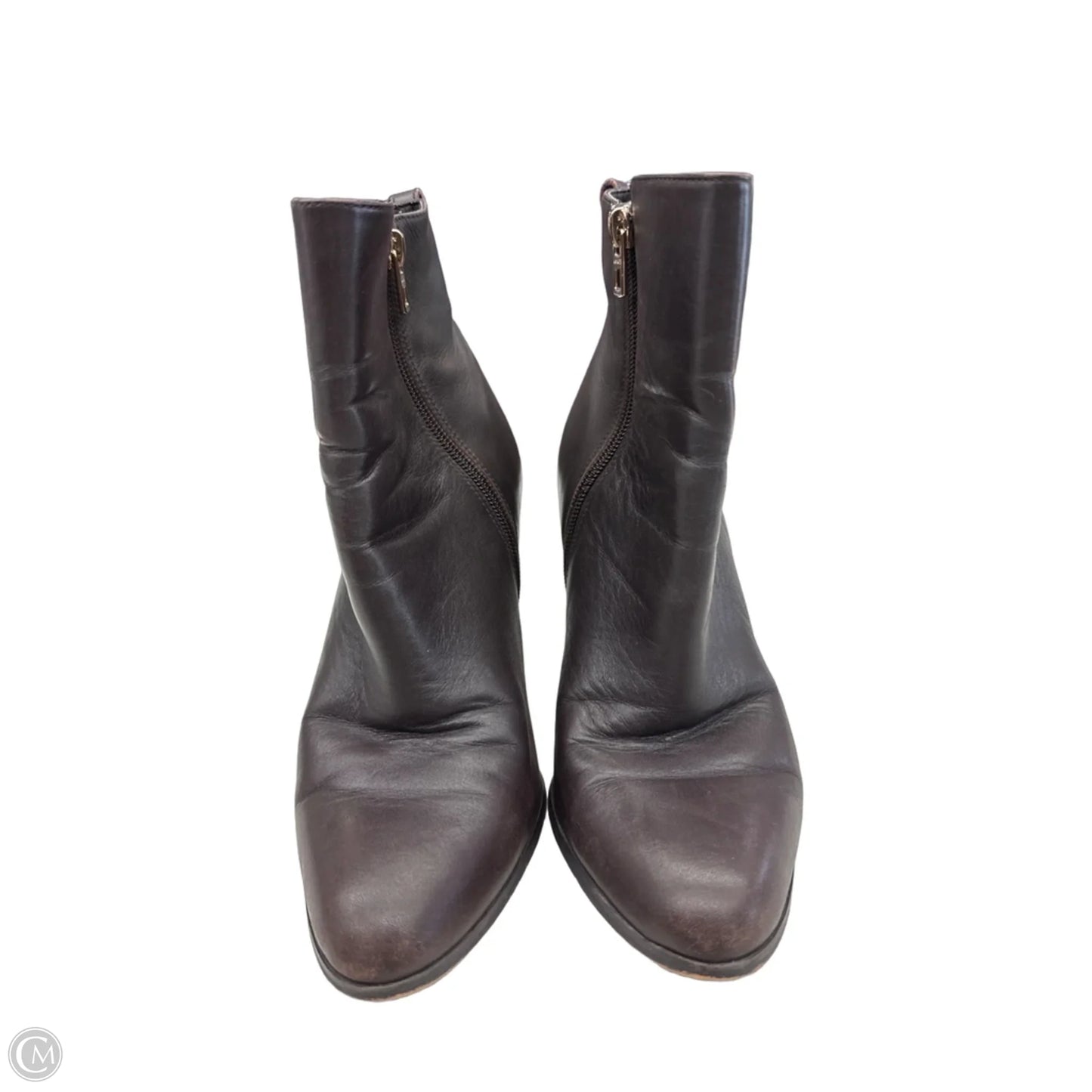 Boots Designer By Coach In Brown, Size: 8.5