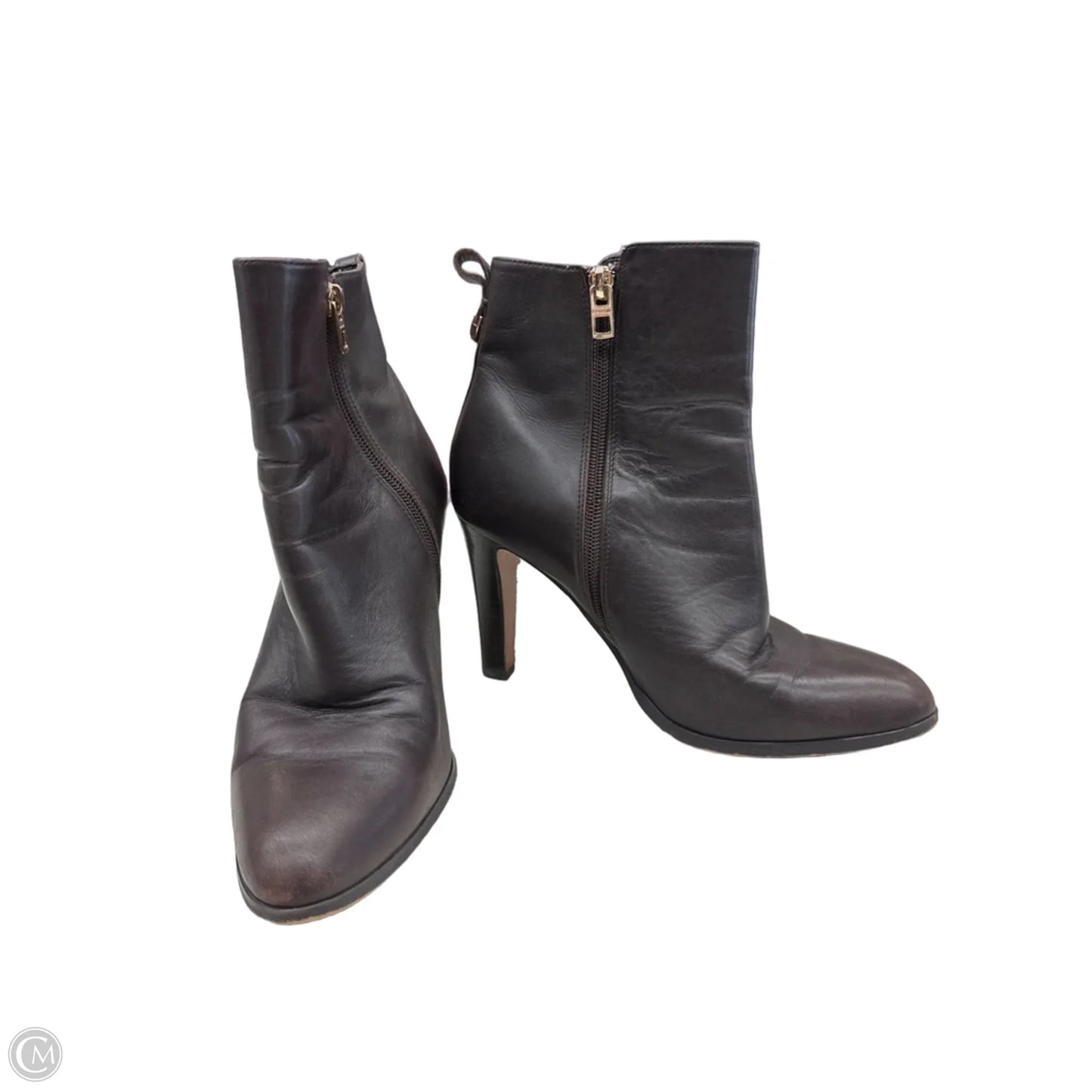 Boots Designer By Coach In Brown, Size: 8.5