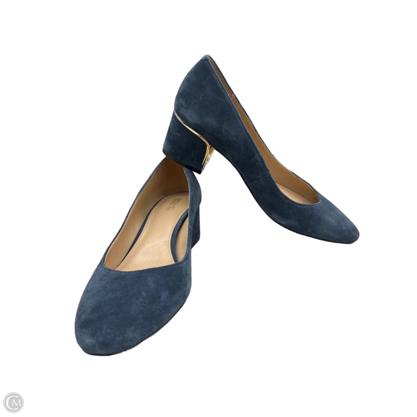 Shoes Heels Block By Michael By Michael Kors In Blue, Size: 8.5
