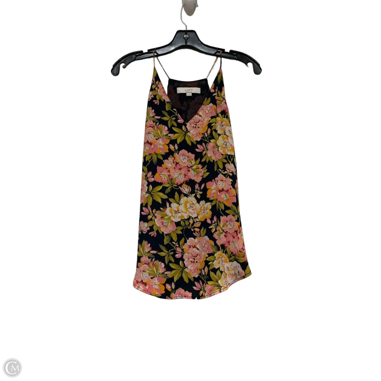 Tank Top By Loft In Floral Print, Size: Xs