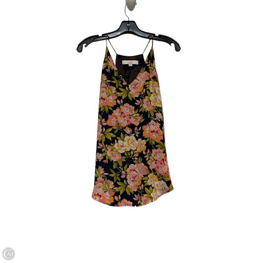 Tank Top By Loft In Floral Print, Size: Xs