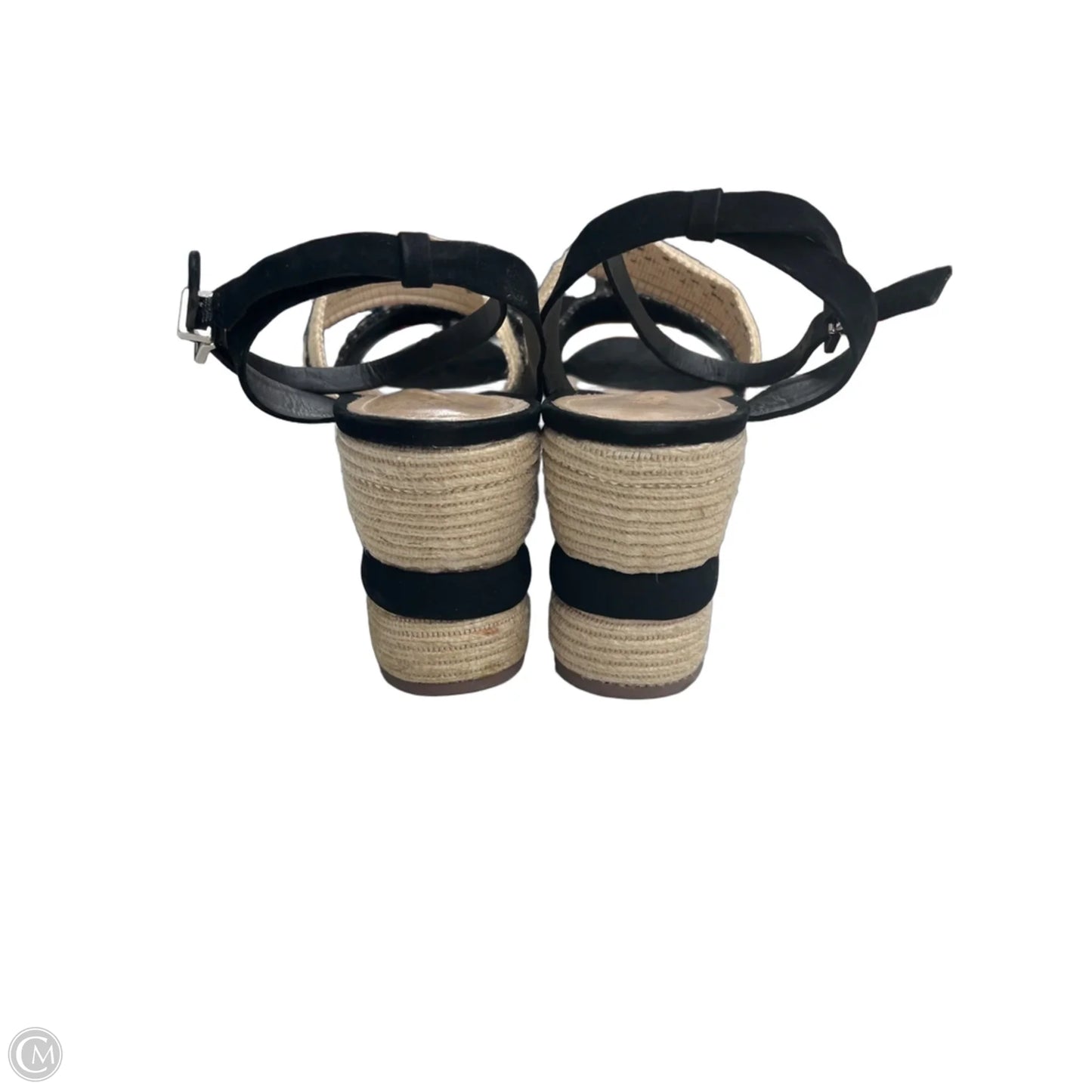 Sandals Heels Platform By Schutz In Black & Tan, Size: 10.5