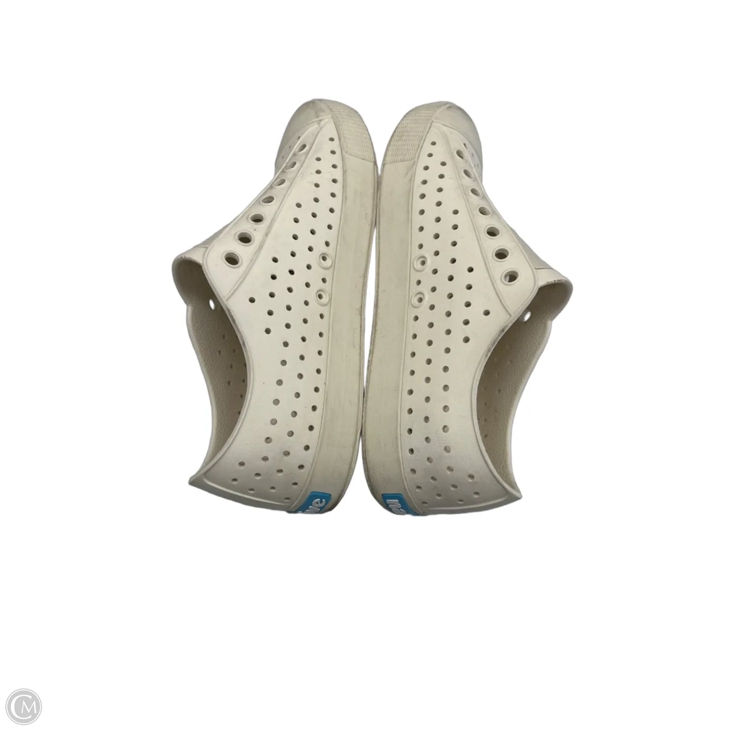 Shoes Flats By Clothes Mentor In Ivory, Size: 10