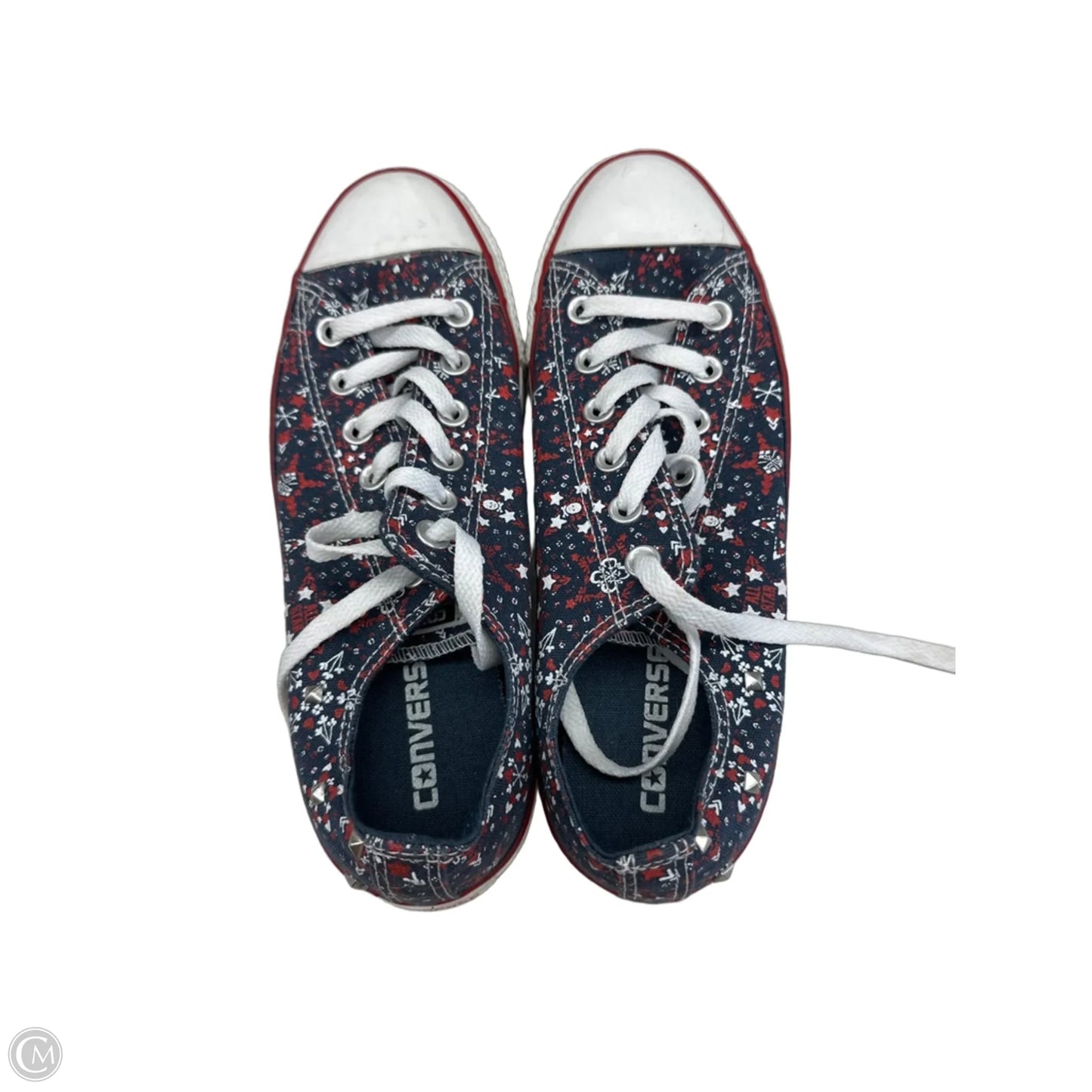 Shoes Sneakers By Converse In Blue & Red & White, Size: 9