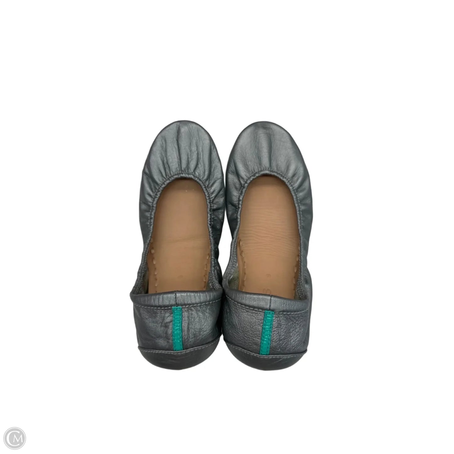 Shoes Flats By Tieks In Silver, Size: 9