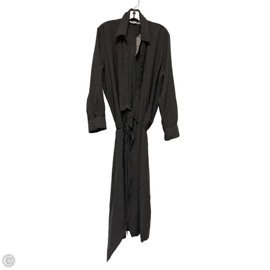 Coat Trench Coat By Zara In Grey, Size: L