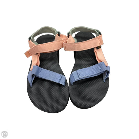 Sandals Flats By Teva In Multi-colored, Size: 7