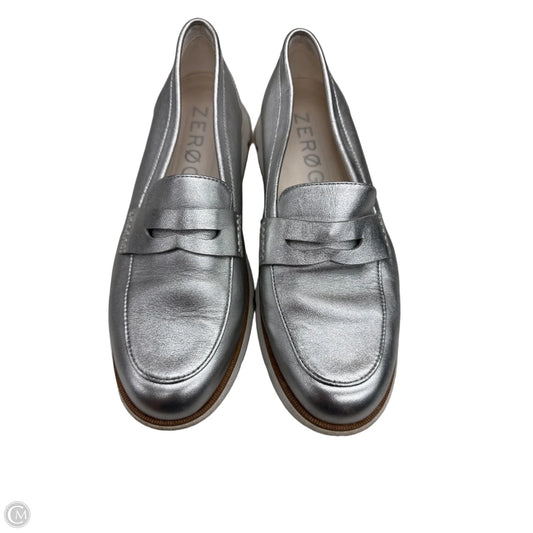 Shoes Flats By Cole-haan In Silver, Size: 8.5