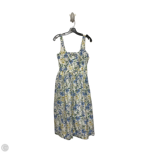 Dress Casual Midi By Free Assembly In Floral Print, Size: S