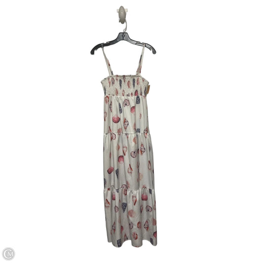 Dress Casual Maxi By Shein In Pink & White, Size: S