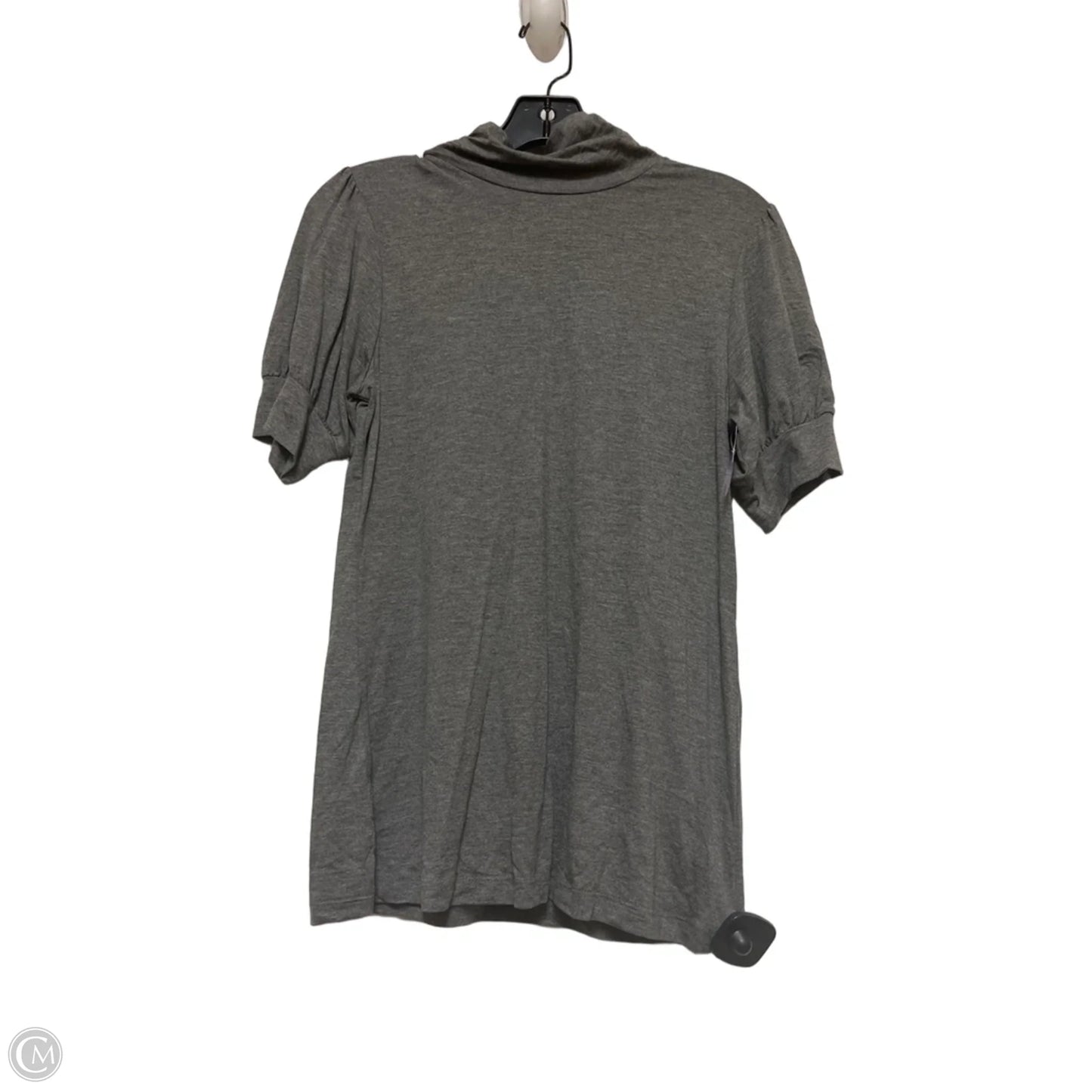 Top Short Sleeve Basic By Loft In Grey, Size: S