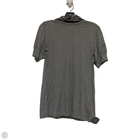 Top Short Sleeve Basic By Loft In Grey, Size: S