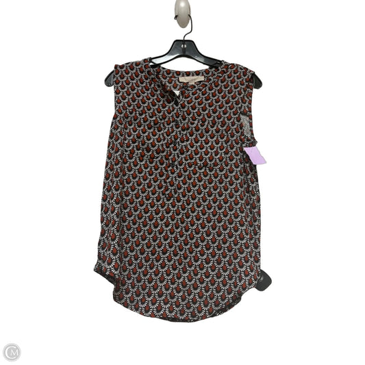 Top Sleeveless By Loft In Blue & Orange, Size: Xs