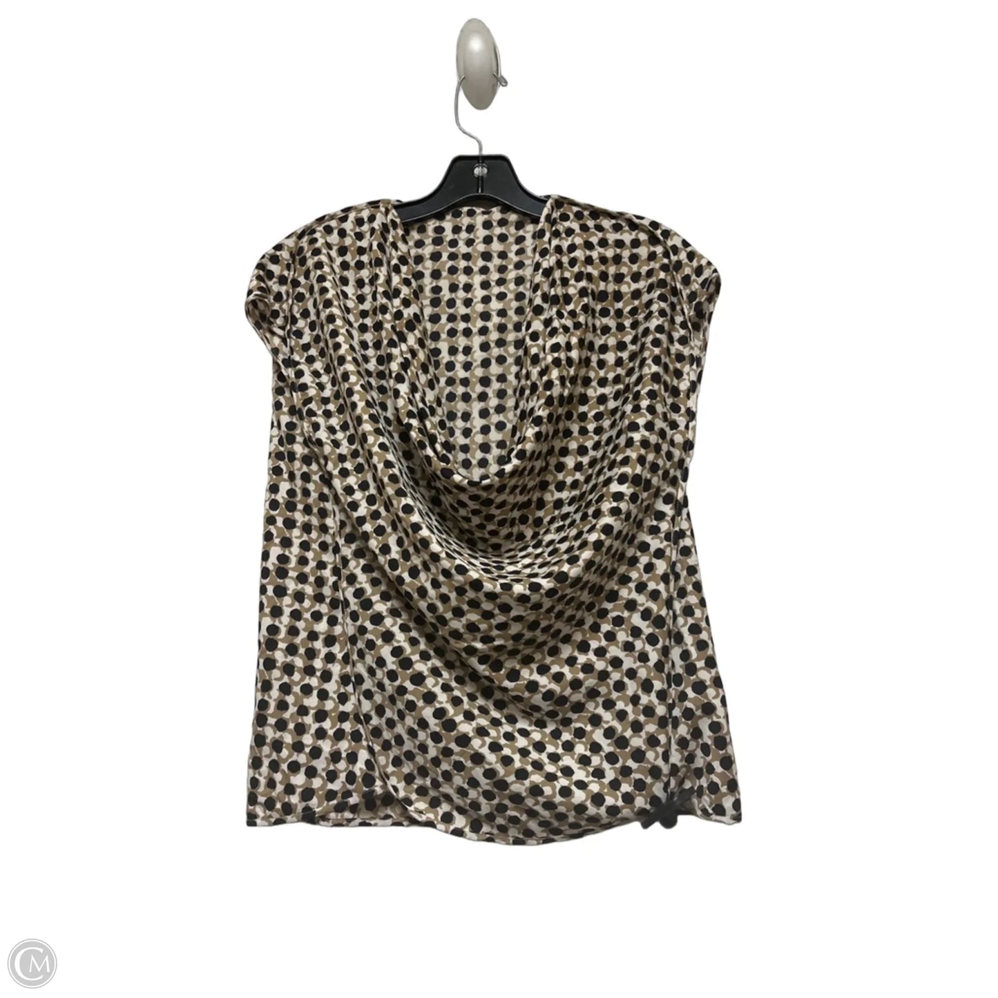 Top Sleeveless By Ann Taylor In Black & Tan, Size: Xs