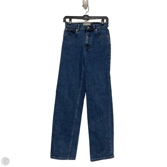Jeans Straight By Everlane In Blue Denim, Size: 2