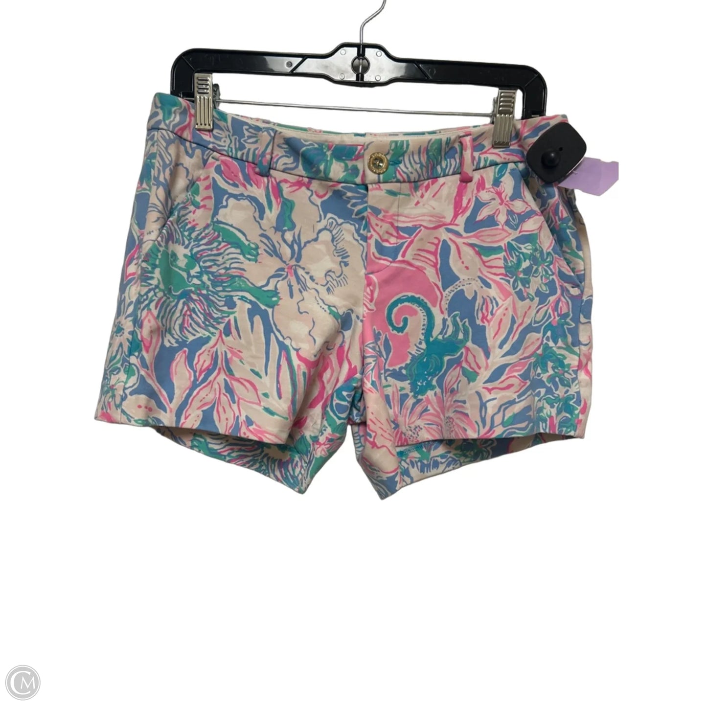 Shorts Designer By Lilly Pulitzer In Blue & Pink, Size: 6