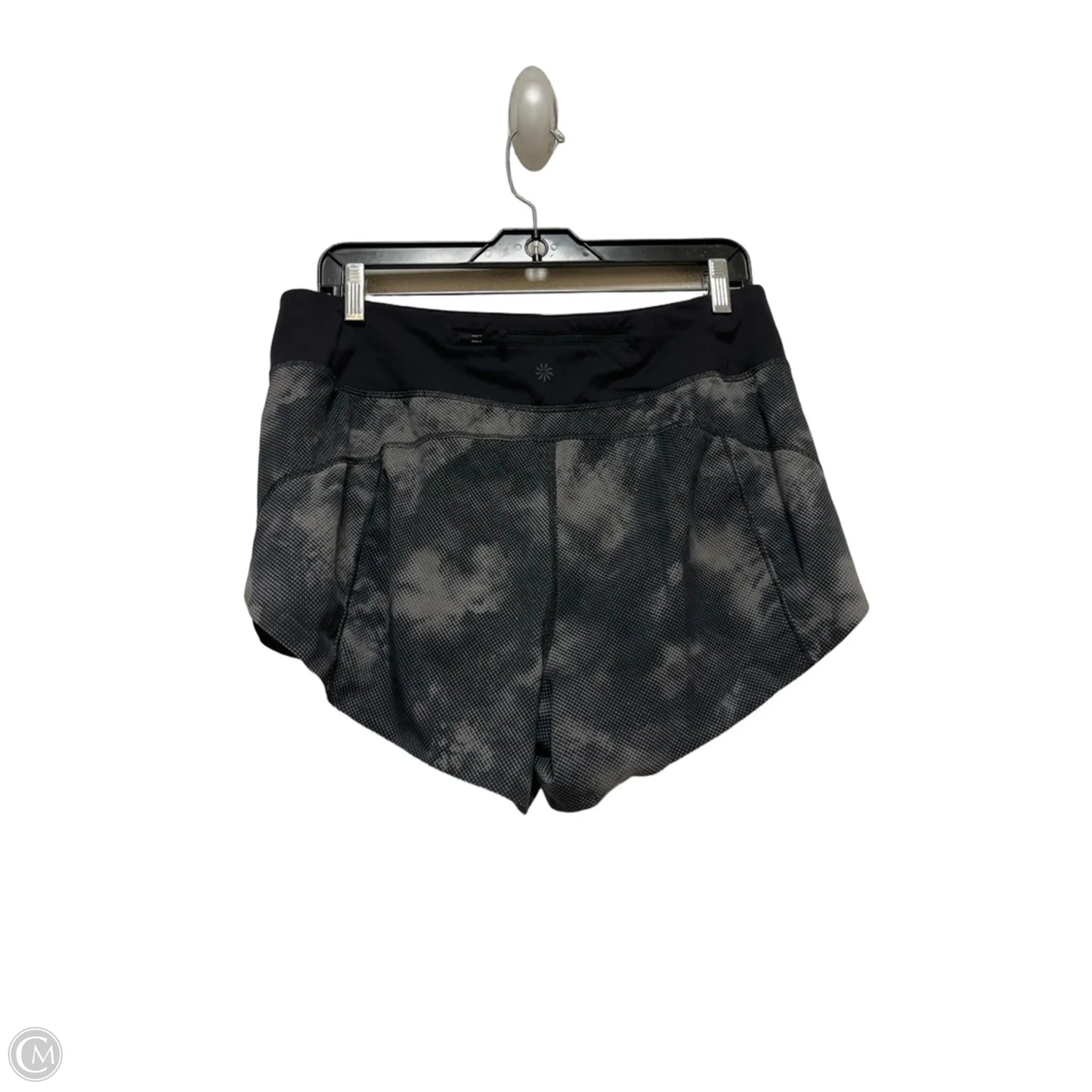 Athletic Shorts By Athleta In Black & Grey, Size: M