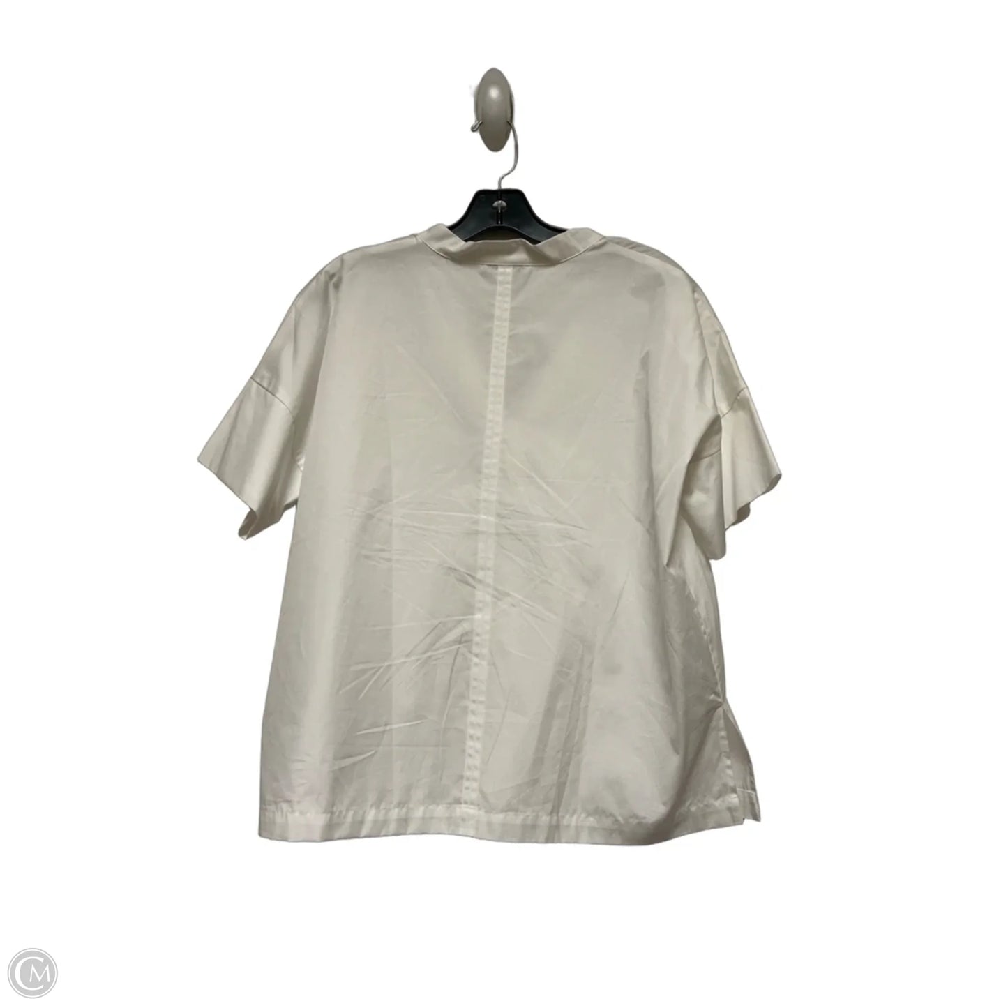 Top Short Sleeve By Vince In White, Size: S