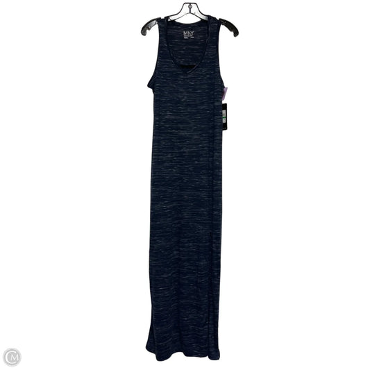 Dress Casual Maxi By Marc New York In Blue & White, Size: L