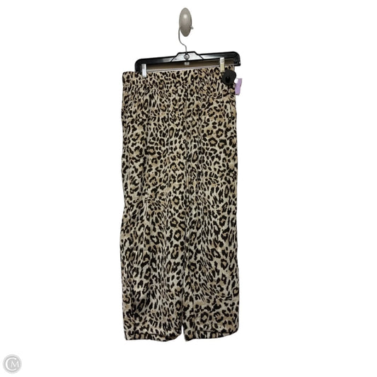 Pants Cropped By Philosophy In Animal Print, Size: 12p