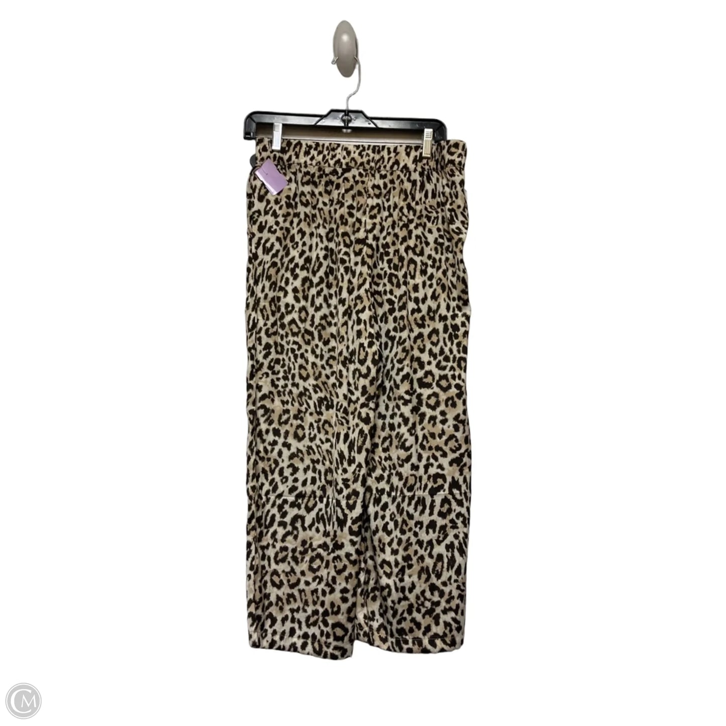 Pants Cropped By Philosophy In Animal Print, Size: 12p