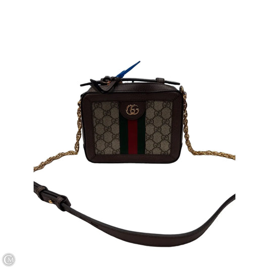 Crossbody Luxury Designer By Gucci, Size: Small