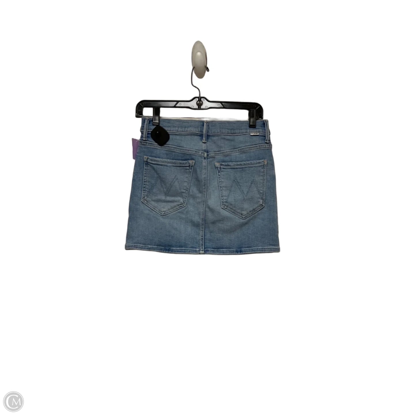 Skirt Mini & Short By Mother In Blue Denim, Size: 4