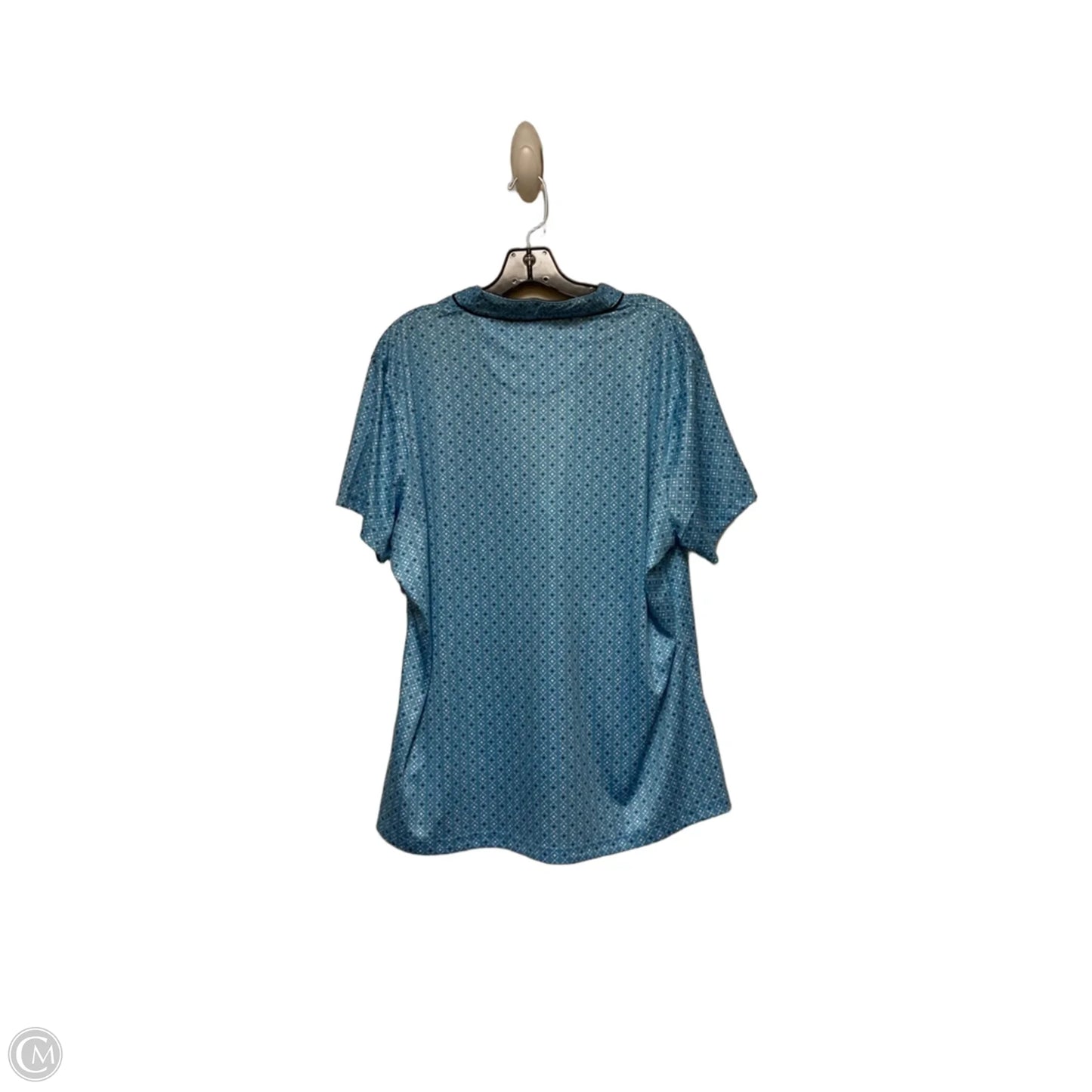 Top Short Sleeve By Greg Norman In Blue, Size: Xxl