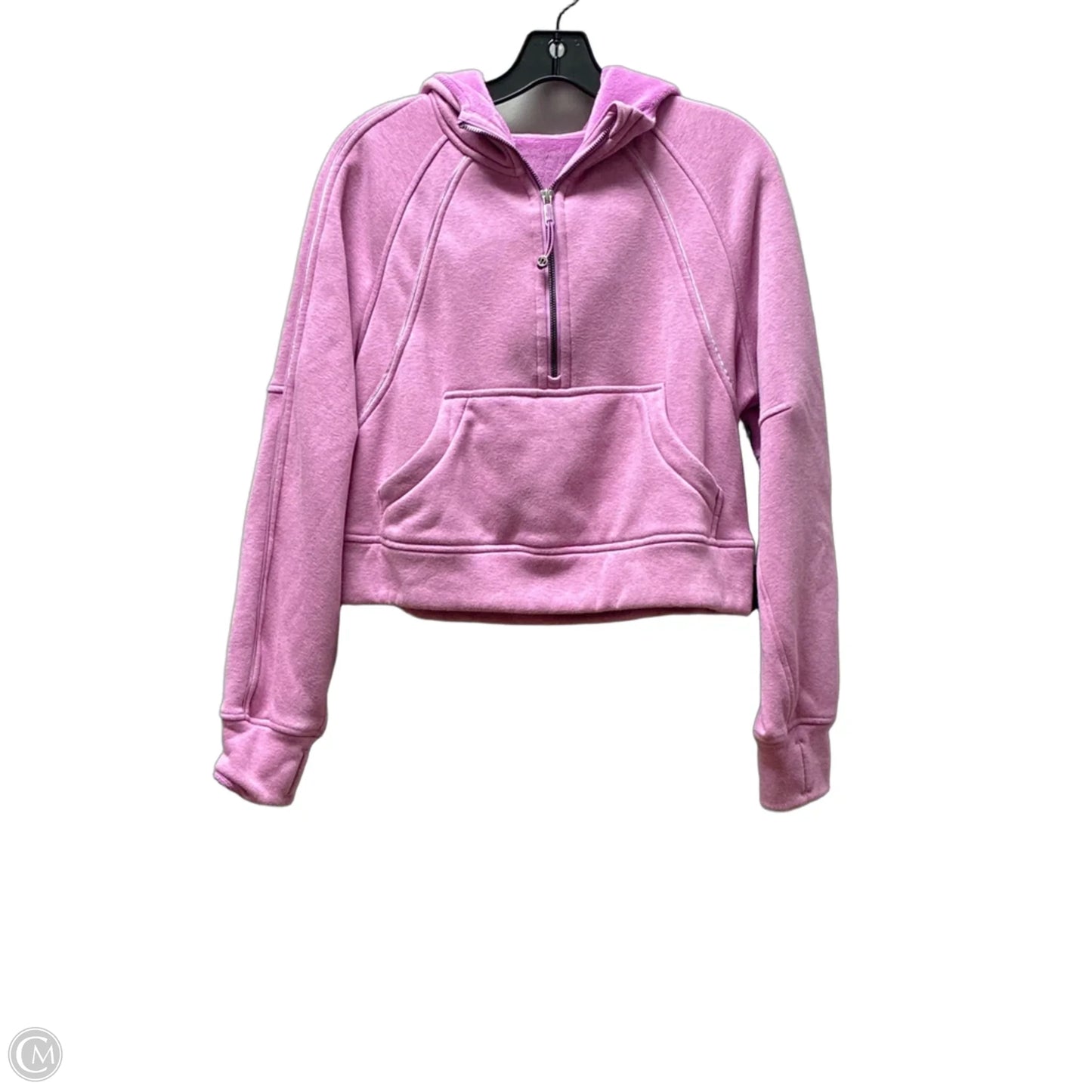 Sweatshirt Hoodie By Lululemon In Pink, Size: S