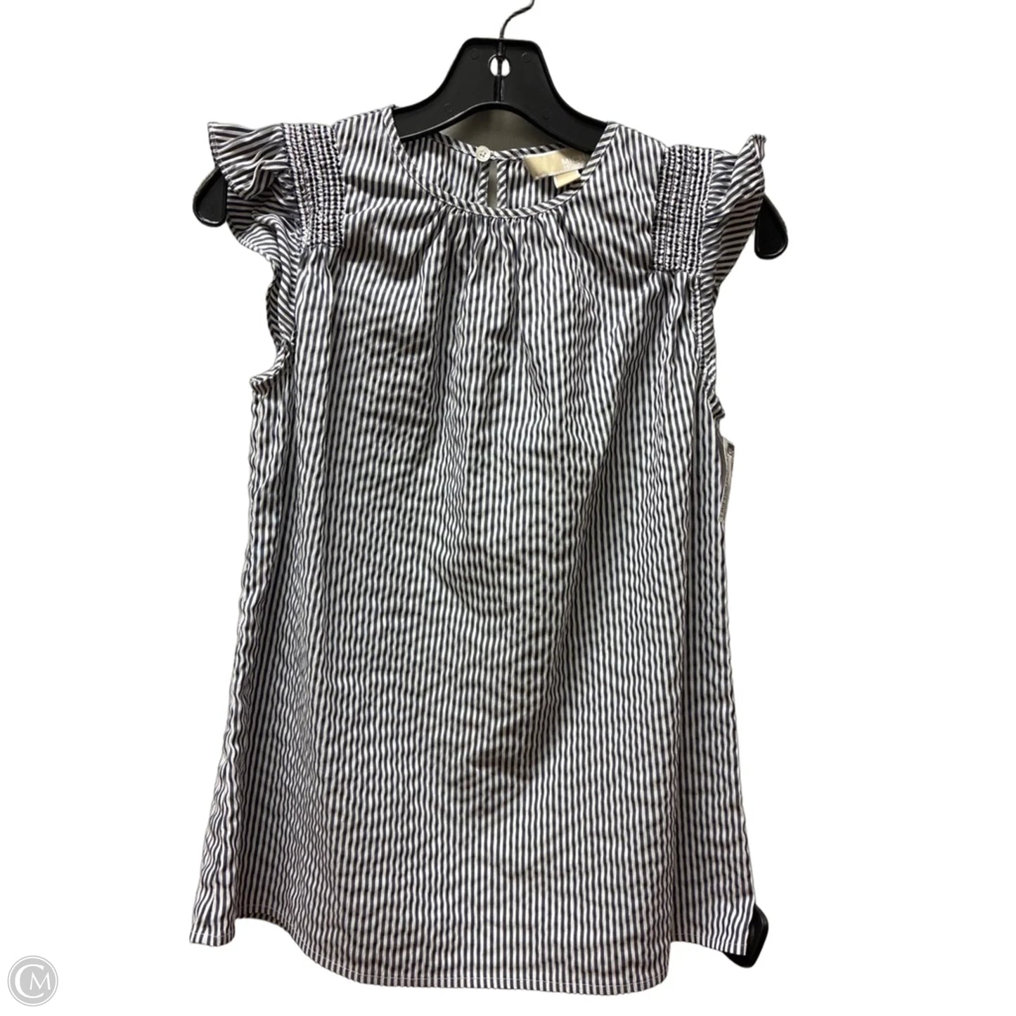 Top Sleeveless By Michael By Michael Kors In Striped Pattern, Size: Xs