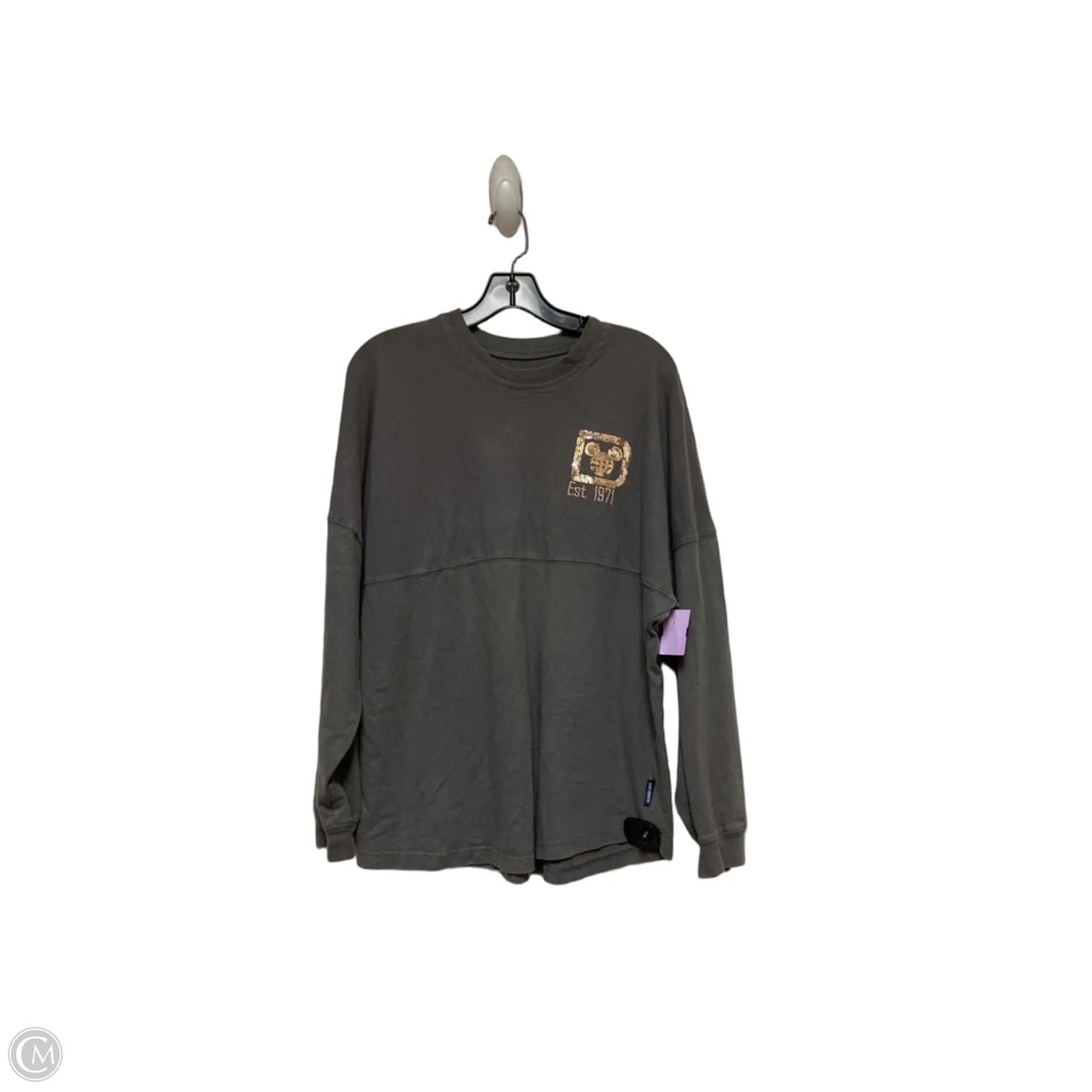 Top Long Sleeve By Disney Store In Grey, Size: M