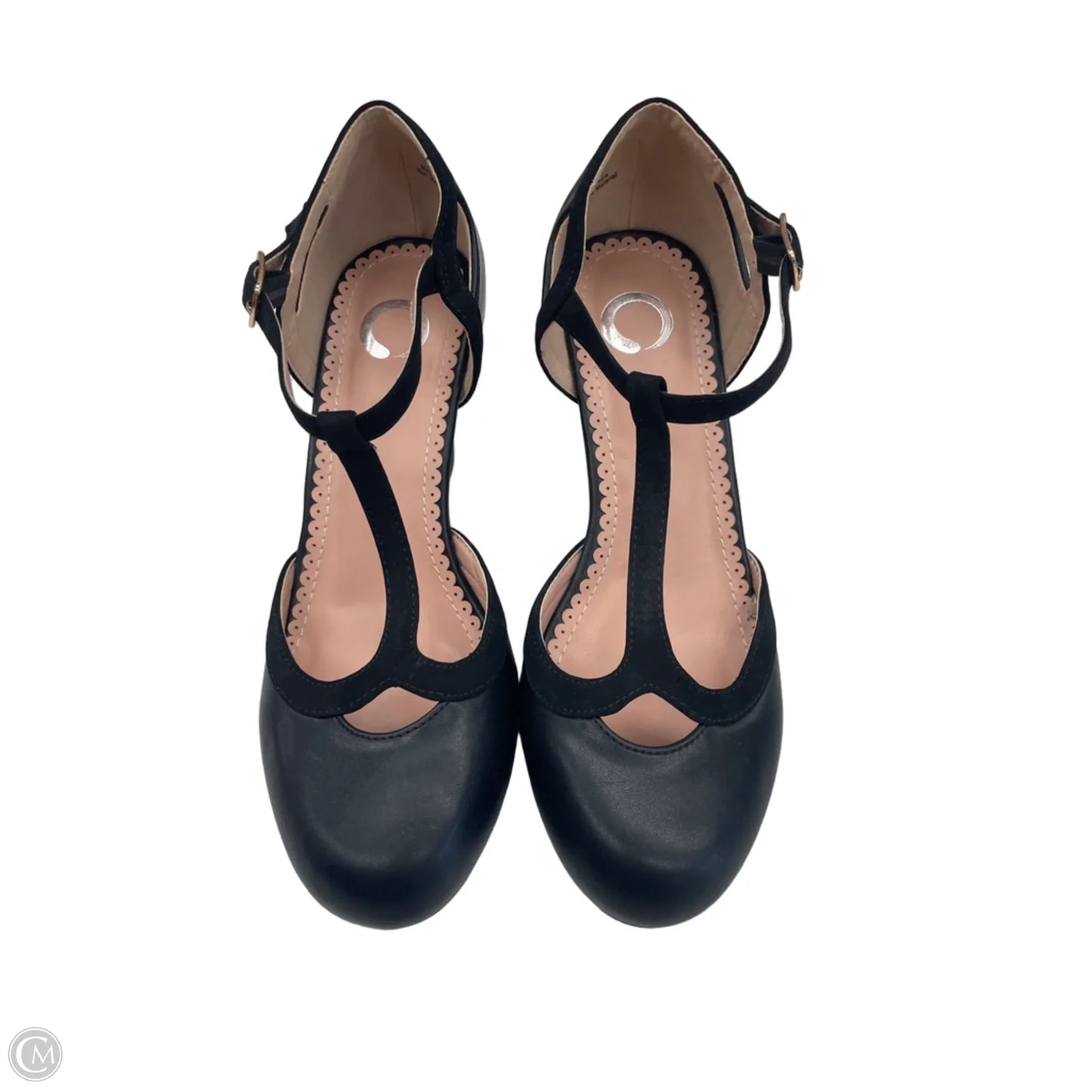 Shoes Heels Block By Js Collections In Black, Size: 6.5