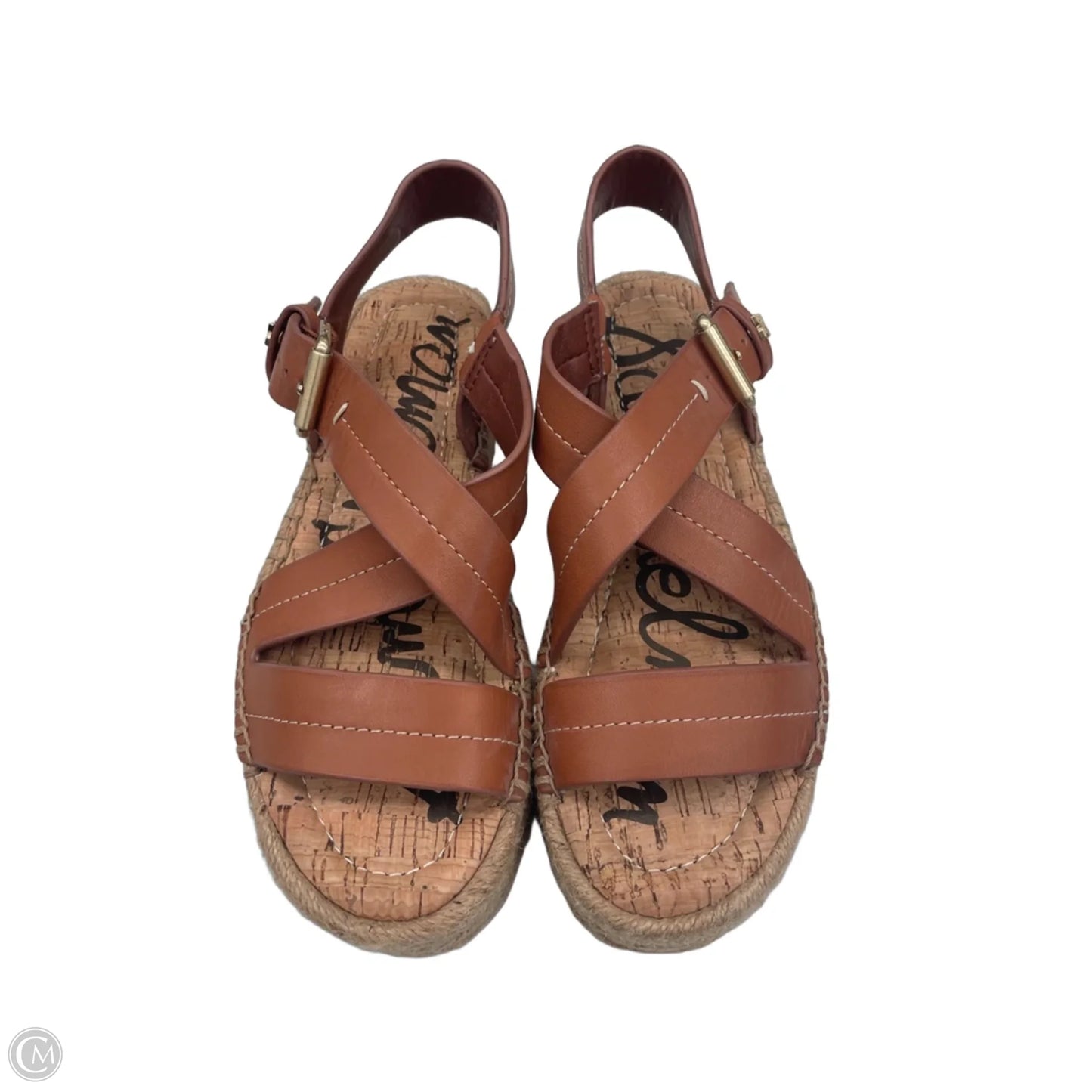 Sandals Heels Platform By Sam Edelman In Brown, Size: 7