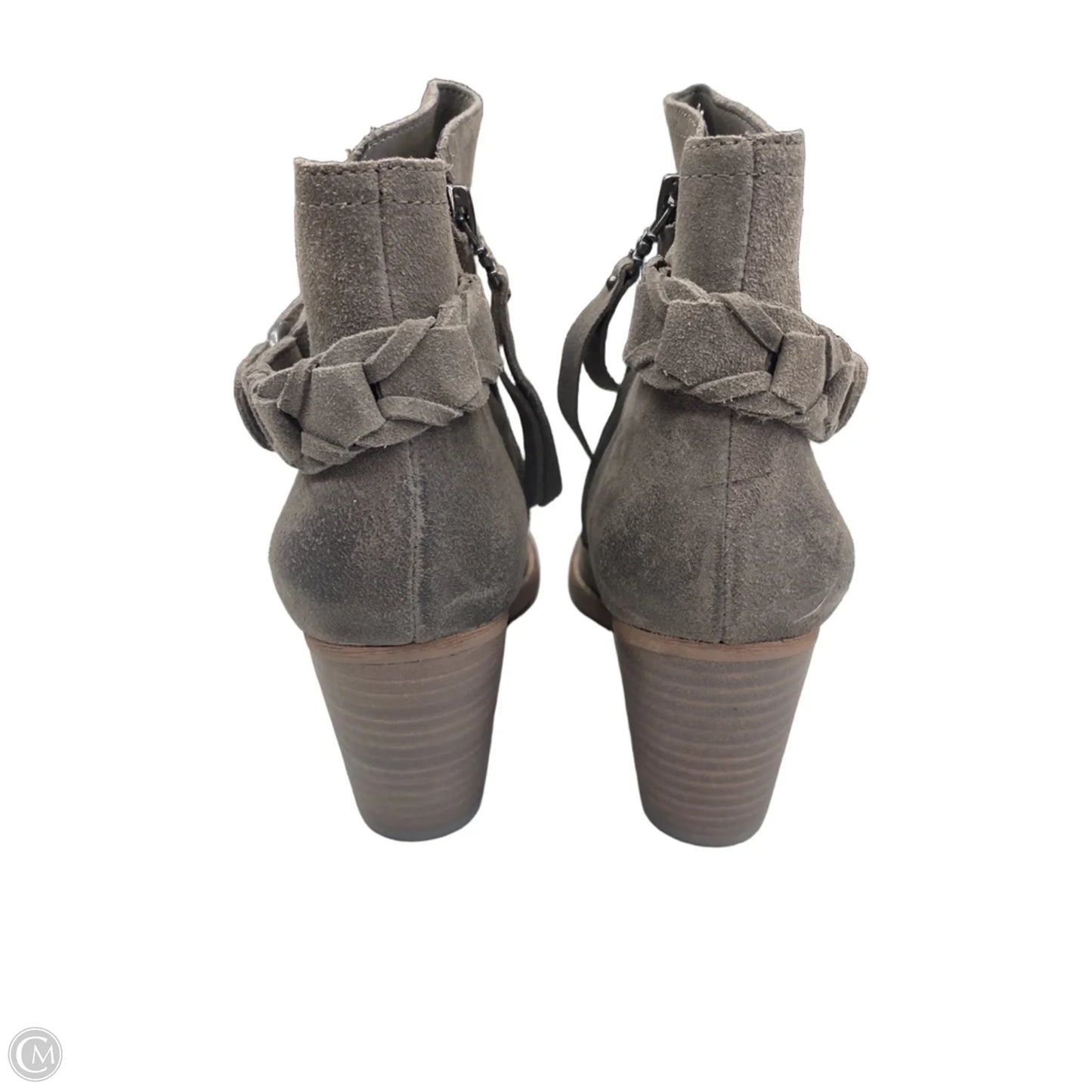 Boots Ankle Heels By Sam Edelman In Grey, Size: 7