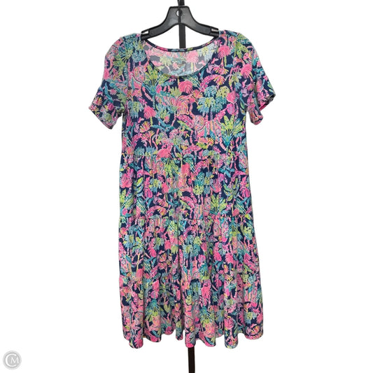 Dress Designer By Lilly Pulitzer In Tropical Print, Size: Xs