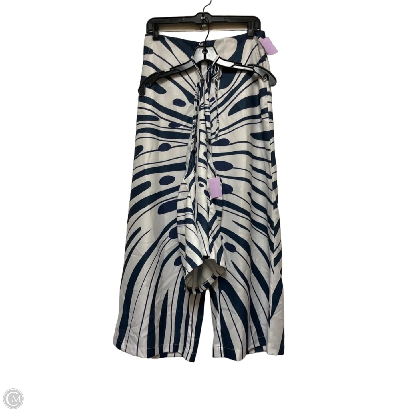 Pants Set 2pc By Clothes Mentor In Blue & White, Size: 2