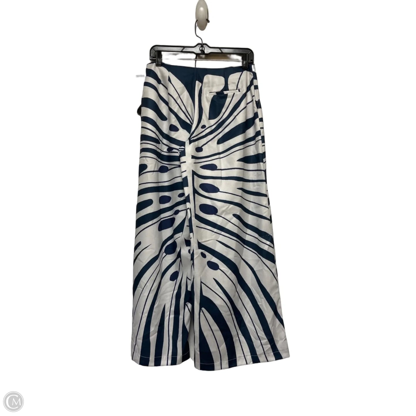 Pants Set 2pc By Clothes Mentor In Blue & White, Size: 2
